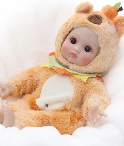 Miniatura 5 de Muñecas de bebé, muñeca realista de cuerpo suave de 15 pulgadas, muñecas de bebé de la vida real con accesorios, para niñas de más de 3 años, juego