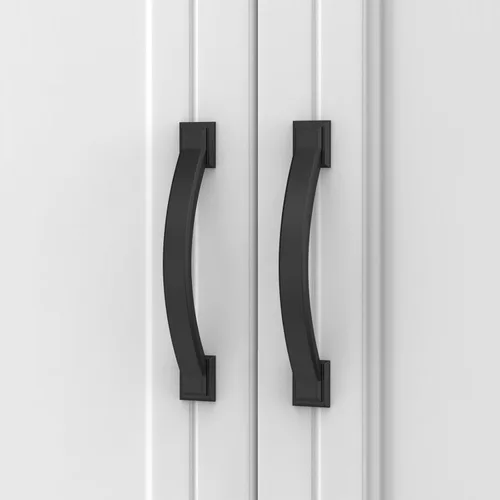 Miniatura 16 de Asidrama - Paquete de 5 manijas para alacena de 3 pulgadas (76mm) de color negro mate, tiradores para gabinete, accesorios para gabinete de cocina