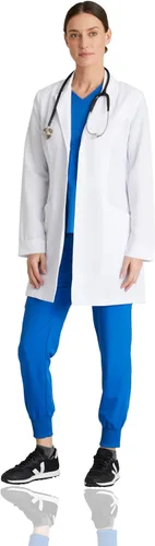 Miniatura 4 de BARCO Grey's Anatomy Signature Eve - Laboratorio elástico de 3 botones para mujer, 34 pulgadas, 2 bolsillos