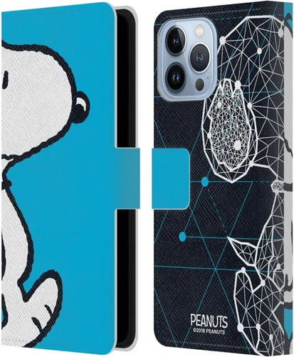 Miniatura 235 de Head Case Designs Funda de piel con licencia oficial de Peanuts Snoopy & Woodstock Balloon Halfs and Laughs para Apple iPhone 7/8/SE 2020 y 2022