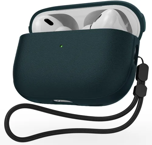 Miniatura 14 de JIELIELE - Funda de actualización compatible con el estuche de Airpods Pro, funda protectora de cuerpo completo de textura de cuero compatible