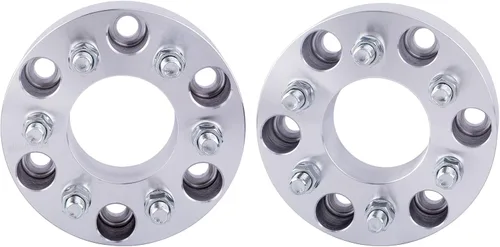 Miniatura 11 de 2 unidades de adaptadores de rueda 6x135 a 6x5.5 de 1 pulgada con pernos 14x2 compatibles con Ford 6 Lug 6x135 a 6x139.7 para 2004-2014 F150