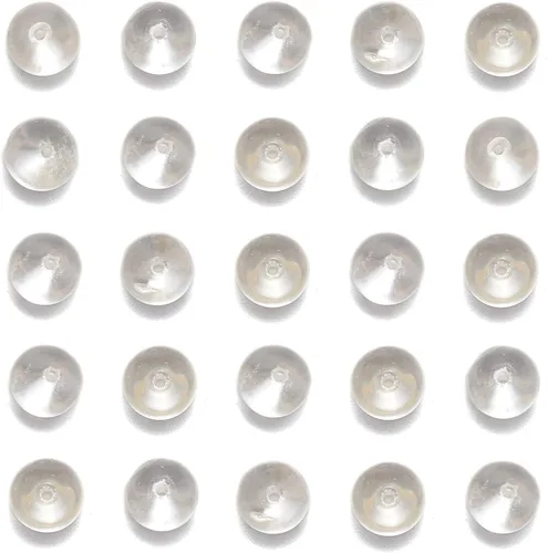 Miniatura 26 de NCB - 200 cuentas sueltas de turquesa africana de 0.15 pulgadas (4 mm) para joyería, cuentas semipreciosas naturales redondas y suaves con espaciador