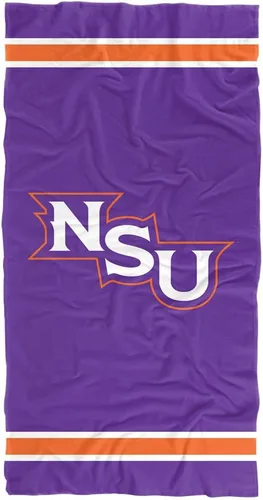 Miniatura 239 de LOGOVISION Manta Abilene Christian University, 30 x 60 pulgadas, logotipo primario CottonFront/PolyBackBeachTowel