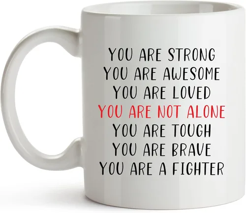 Miniatura 7 de YouNique Designs Taza de aliento – Tazas de café portátiles de 11 onzas «Get Well Soon», regalos para mujeres, hombres, después de una cirugía