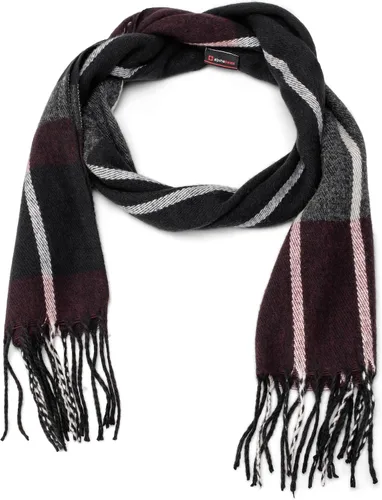 Miniatura 74 de Alpine Swiss Bufanda a cuadros para hombre, ultra suave, chal de invierno, cálido, ligero, para clima frío