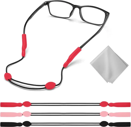 Miniatura 16 de Buyisgle Correa para Gafas de Niños - Correas Cordones para Gafas de Sol Sin Cola para Niños Pequeños y Niñas - Sujetadores de Anteojos Alrededor