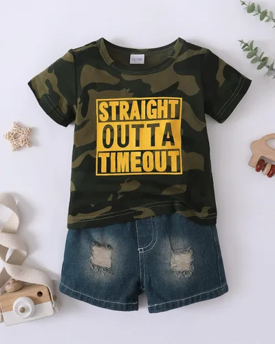 Miniatura 14 de Conjunto de ropa de verano para bebé y niño, camiseta de manga corta de algodón, pantalones cortos de dinosaurios, conjunto de ropa para niño