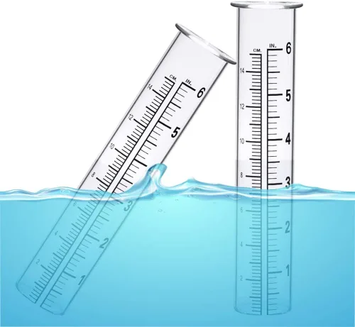 Miniatura 2 de BIUWING Tubo de repuesto para medidor de lluvia de 6 pulgadas para patio, jardín y hogar al aire libre, con cepillo de tubo, mejor calificado, 2