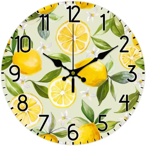 Miniatura 14 de CHGCRAFT Reloj de pared con brújula náutica vintage de 12 pulgadas, relojes de pared silenciosos, relojes digitales redondos, funciona