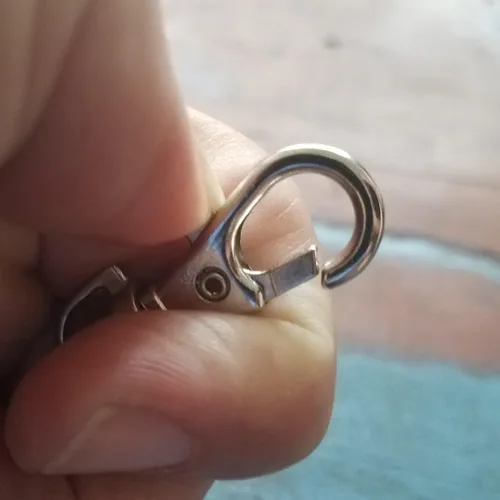 Miniatura 5 de Specialist ID - Paquete de 10 ganchos de metal de alta calidad con cierre de langosta para manualidades, clip de 1.5 pulgadas con broche de gatillo