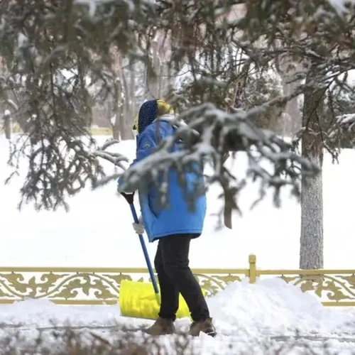 Miniatura 4 de Mango de pala de plástico con agarre en D, diámetro interior de 32 mm para pala de nieve, herramienta de excavación y rastrillado, accesorio