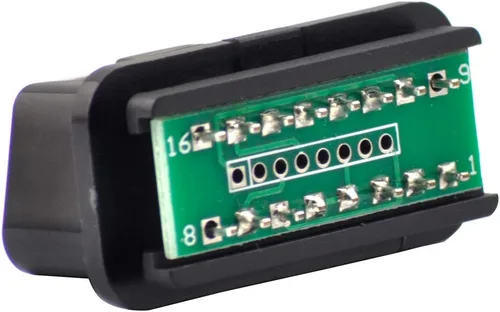 Miniatura 4 de Auto Car OBD2 - Conector de 16 pines, adaptador de conector macho de 16 pines, enchufe macho estándar de 16 pines, carcasa OBD, herramienta de Negro