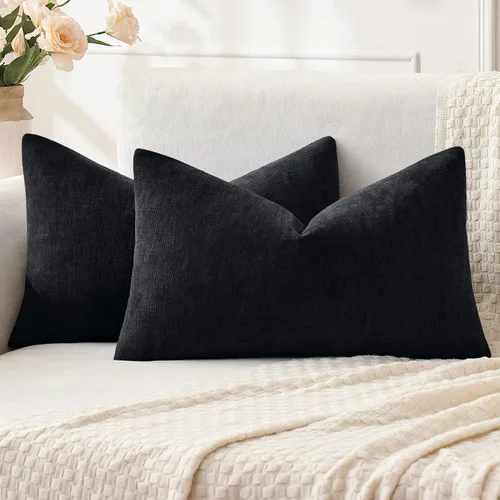 Miniatura 38 de MIULEE Juego de 2 fundas de almohada cuadradas decorativas de felpilla suave de 20 x 20 pulgadas para sofá, sala de estar y cama de color verde oliva