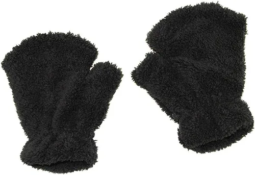 Miniatura 3 de Guantes de garra para disfraz de Halloween, medio dedo, lobo, oso, gato, guantes, guantes de piel sintética para mascarada, cosplay, utilería de mano