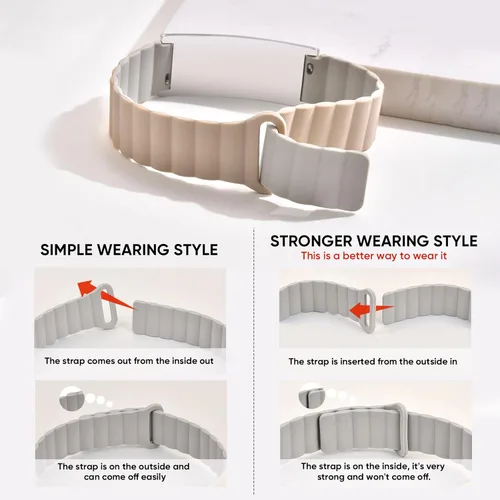 Miniatura 4 de Cómoda pulsera de identificación médica para hombres y mujeres, correa de silicona grabada personalizada, ajuste cómodo, pulseras de alerta médica