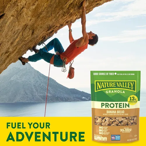 Miniatura 6 de Nature Valley Protein Granola, Banana Bread Flavor, Resealable Snack Pouch, 11 oz