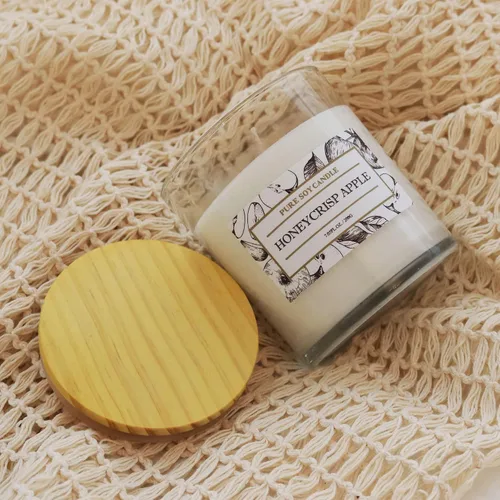 Miniatura 4 de Aronica Velas seguras para mascotas con aroma a manzana, velas perfumadas de larga duración, velas de manzana Honeycrisp limpias, no tóxicas, velas