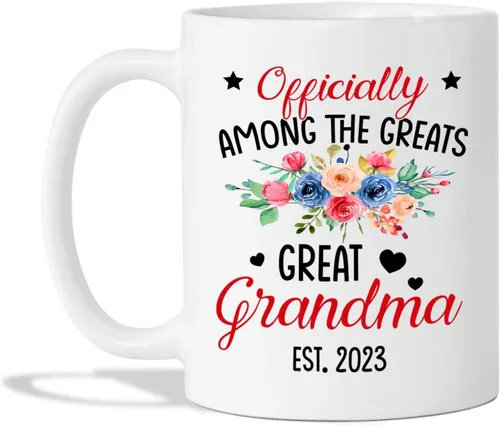 Miniatura 8 de Taza de café con texto en inglés "Grandma No Matter How Hard Life Gets At Least You Do Not Have Ugly Grandchildren - Taza de café para abuela, taza