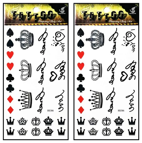 Miniatura 5 de Tatuajes 2 hojas de tatuaje temporal 3D tigre águila animal alas mosca para mujeres hombres espalda baja hombro cuello brazo tatuaje etiqueta fiesta