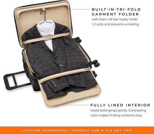Miniatura 6 de Briggs & Riley Spinner, Negro, 22-inch Baseline Essential Carry-On, Briggs & Riley Spinners de línea base