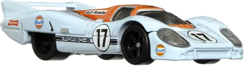 Miniatura 6 de Hot Wheels Folleto de la flota de transporte del equipo con Porsche 917 LH '18