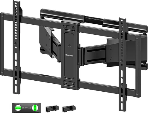 Miniatura 9 de monTEK Soporte de pared para TV ultradelgado de alta resistencia para televisores de 37 a 90 pulgadas de hasta 185 libras, soporte de pared