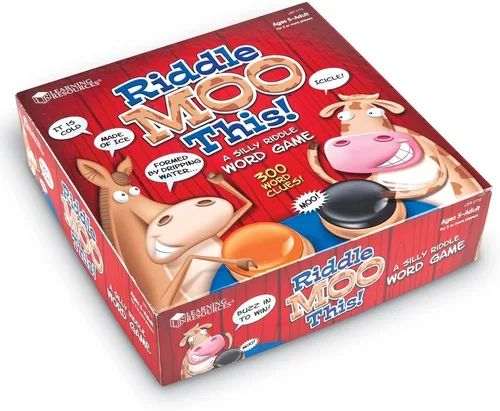 Miniatura 5 de Learning Resources Riddle Moo This - Divertidos juegos de cartas para niños y adultos, juegos de aprendizaje en el aula para niños de 5 a 7 años