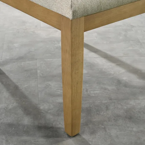 Miniatura 7 de Roundhill Furniture Rocco - Juego de comedor contemporáneo, mesa redonda con pedestal con 4 sillas, madera flotante Driftwood