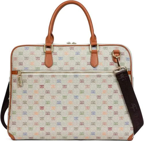 Miniatura 4 de Maletín para laptop, para hombres y mujeres, bolsa de hombro tipo mensajero, bolsa cruzada de viaje, bolsa de negocios para laptop de 15 pulgadas
