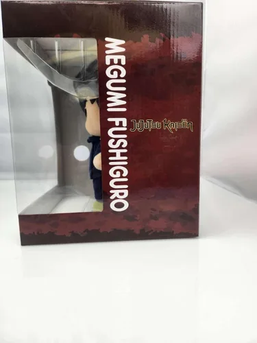 Miniatura 4 de Great Eastern Entertainment FigureKey Jujutsu Kaisen Megumi Fushiguro 2 Cabeza de plástico movible Ver felpa 8" H