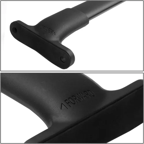 Miniatura 3 de DNA MOTORING PT-ZTL-8028 - Par de barras transversales de aluminio para techo de automóvil, compatibles con Explorer 2016-2018, color negro