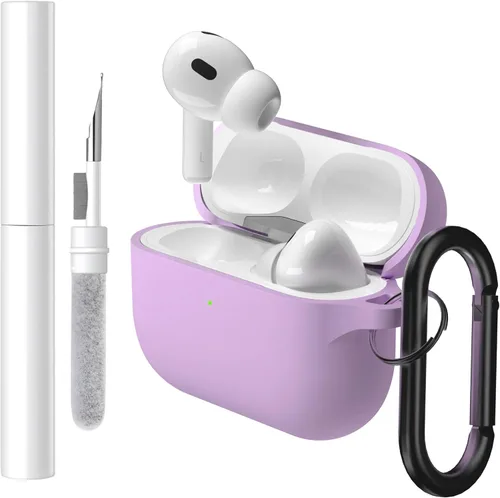 Miniatura 16 de Brujula Funda protectora de silicona para AirPods 4 con ANC, compatible con AirPods de 4ª generación 2024 (Avocado, AirPods 4 con ANC)