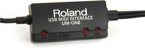 Miniatura 4 de Roland Interfaz MIDI UM-ONE-MK2 y acoplador MIDI Hosa GMD-108