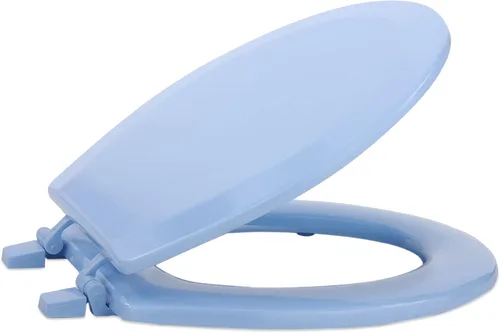 Miniatura 12 de Achim Home Furnishings TOVYSTBK04 Asiento estándar para baño de 17 pulgadas Fantasia, TOVYSTNY04 Azul marino