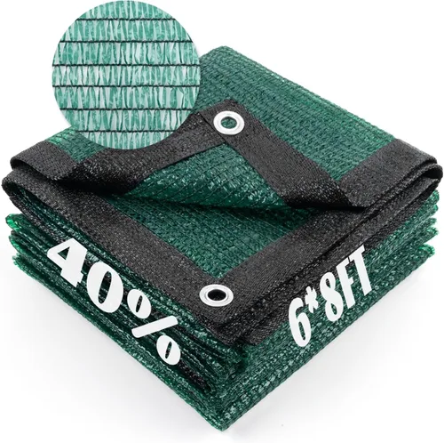 Miniatura 93 de Cool Area Lona de malla con ojales para cubierta de plantas, toldo de patio de 10 x 20 pies, para jardín, pérgola, invernadero, coche, granero, 55%