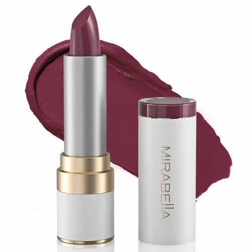 Miniatura 9 de Mirabella Sealed with a Kiss - Lápiz labial hidratante de cobertura completa, ricamente pigmentado, ultra cremoso, hidratante y a base de minerales