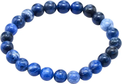 Miniatura 138 de Amazing Gemstone Pulsera de cristal para mujeres y hombres, pulsera de cristal curativo de protección, pulsera elástica con cuentas de piedras