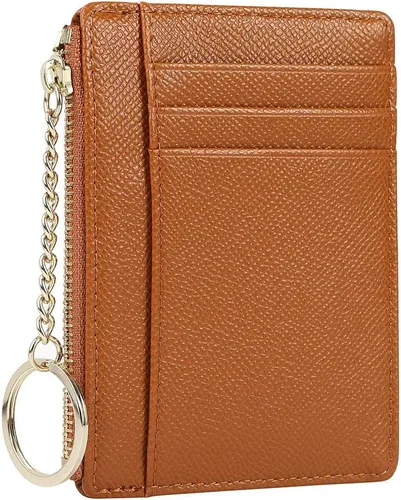 Miniatura 3 de Cartera minimalista para mujer, 8 tarjetas, monedero, monedero, bolsillo frontal, Casual