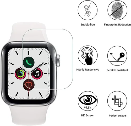Miniatura 2 de Paquete de 6 protectores de pantalla diseñados para Apple Watch de 1.575 pulgadas, protector de pantalla para Apple Watch SE Series 6, 5, 4