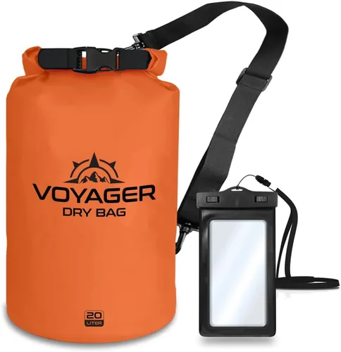 EcoGear FX Bolsa seca impermeable resistente serie Voyager – Bolsa de compresión duradera – Kayak, rafting, canotaje, senderismo, pesca y camping