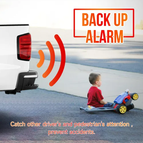 Miniatura 3 de 5 piezas de bocina de reversa con alarma de advertencia, bocina de reversa para auto, bocina de reversa de auto 105DB 12/48V para vehículo, camión