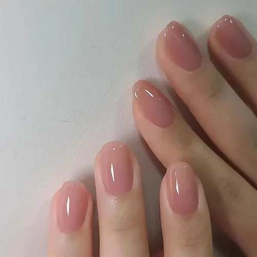Miniatura 14 de Uñas postizas a presión degradadas con purpurina de longitud corta, uñas postizas en forma de ataúd con diseño de hojas de corazón, 24 uñas postizas
