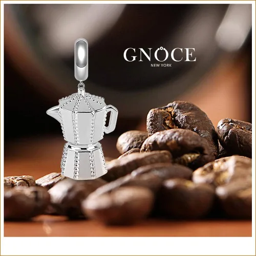 Miniatura 5 de GNOCE Rose Gold Pendant Charm for Women Sterling Silver Coffee Cup Dangle Charms for BraceletNecklace Christmas Jewelry Gift For Mom Sister Daughter