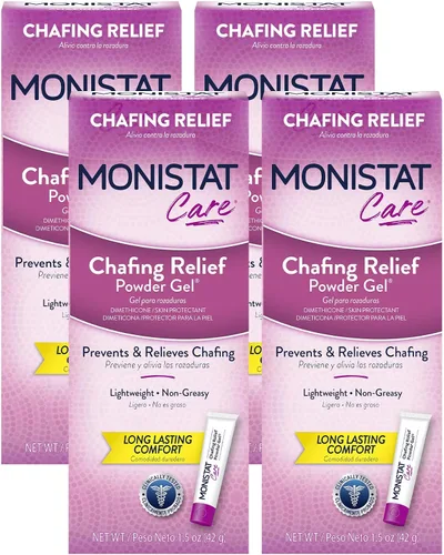 Miniatura 10 de Monistat Gel en polvo para aliviar rozaduras, protección antirozaduras, gel de rozaduras sin fragancia, 1.5 onzas, 1 paquete