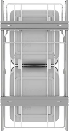 Miniatura 7 de Cesto de basura doble y extraíble RV V-15KD-18CS de Rev-A-Shelf