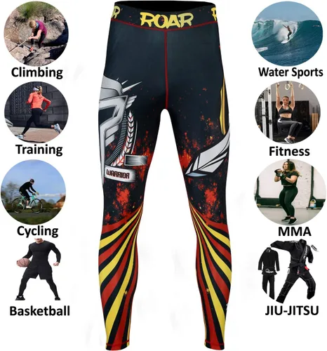 Miniatura 5 de Roar MMA - Pantalones de compresión para gimnasio y entrenamiento