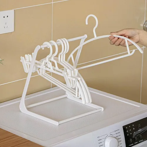 Miniatura 3 de Organizador de percha para armario, lavandería, ropa para colgar ropa, apilador, soporte para colgar ropa para adultos o niños