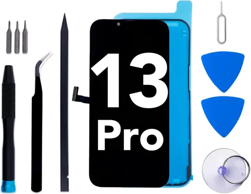 Miniatura 24 de Kit de reemplazo de pantalla para iPhone 13, pantalla LCD de 6.1 pulgadas con adhesivo de marco y herramientas de reparación