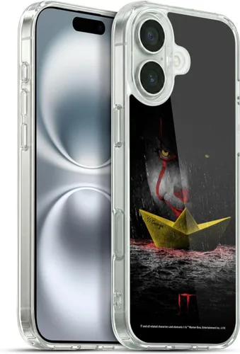 Miniatura 107 de Head Case Designs Funda de gel suave con licencia oficial de la película de TI Pennywise 2 Graphics compatible con Apple iPhone 15 Pro